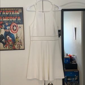 NWT White Halter Party Dress